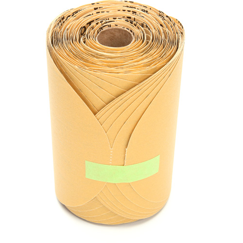 Stikit Gold Paper 216U Disc Roll, Aluminum Oxide, 6" W x 87' L, P220 Grit Trail Hammer and Bolt