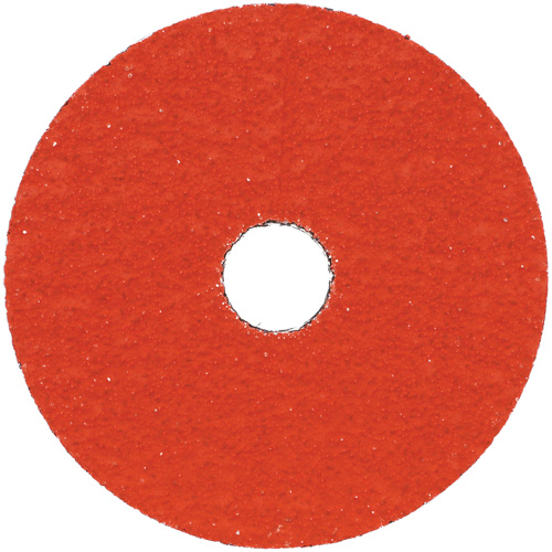 Disque en fibre Blaze F980, C&eacute;ramique d'alumine, 36, 4-1/2" Dia x 7/8" Arbre Trail Hammer and Bolt