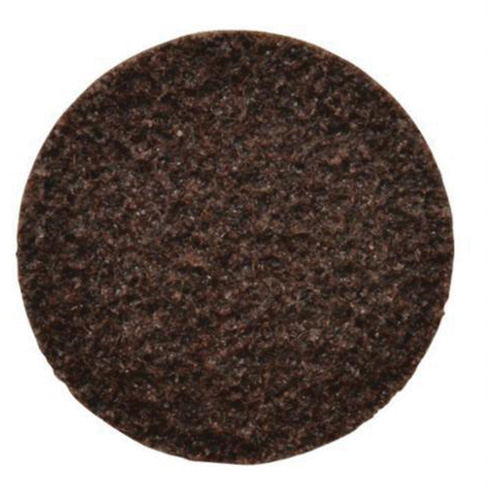 Disque de polissage non tiss&eacute; &agrave; remplacement rapide tr&egrave;s r&eacute;sistant Bear-Tex, 3" dia., Grain Moyen, Oxyde d'aluminium Trail Hammer and Bolt