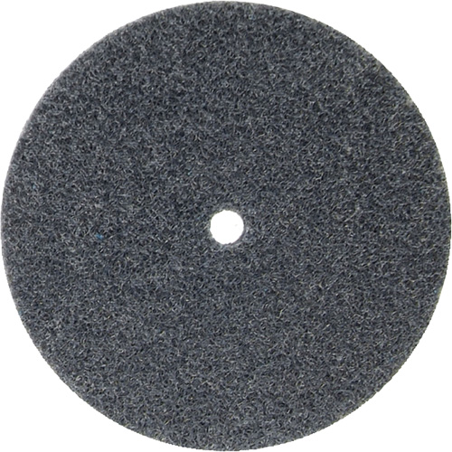 Disque unifi&eacute; non tiss&eacute; Bear-Tex, 3" x 1/4", Arbre de 1/4", Grain de Fin, Carbure de silicium Trail Hammer and Bolt