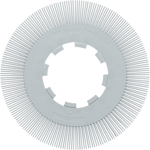 Scotch-Brite Type S Precision Radial Bristle Brush PN-RB without Adapter, Ceramic, 120+ Grit, 8" Dia. Trail Hammer and Bolt