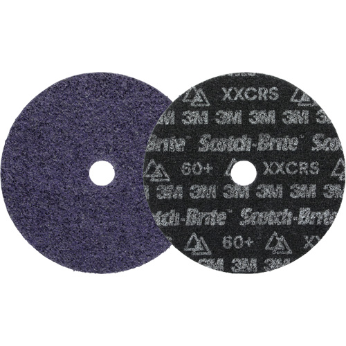 Disque de conditionnement des surfaces de pr&eacute;cision Scotch-Brite, HD-DH, 7" dia., Grain Tr&egrave;s grossier, C&eacute;ramique Trail Hammer and Bolt