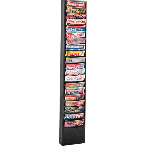Pr&eacute;sentoirs, Stationnaire, 20 fentes, Acier, 13-1/8" la x 4-1/8" p x 58 1/2" h Trail Hammer and Bolt