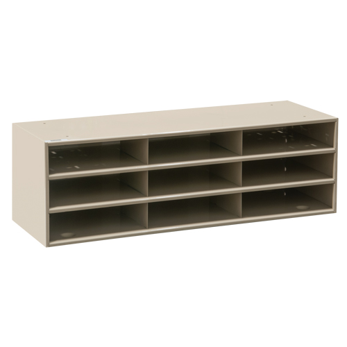 Organisateurs de donn&eacute;es, Stationnaire, 15 fentes, Acier, 33-3/4" la x 11 5/8" p x 17 3/4" h Trail Hammer and Bolt