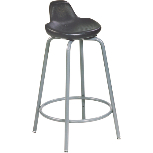 500 Series Stool, Sit/Stand, Adjustable Height, 250 lbs. Capacity Trail Hammer and Bolt