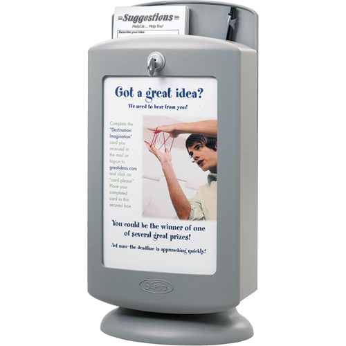 Customizable Suggestion Box Trail Hammer and Bolt