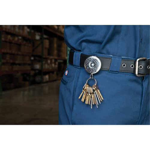 Original Self Retracting Reels #485-HDK, Chrome, 48" Cable, Belt Clip Attachment Trail Hammer and Bolt