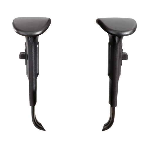Ensemble d'accoudoirs rembourr&eacute;s en T ajustables Trail Hammer and Bolt