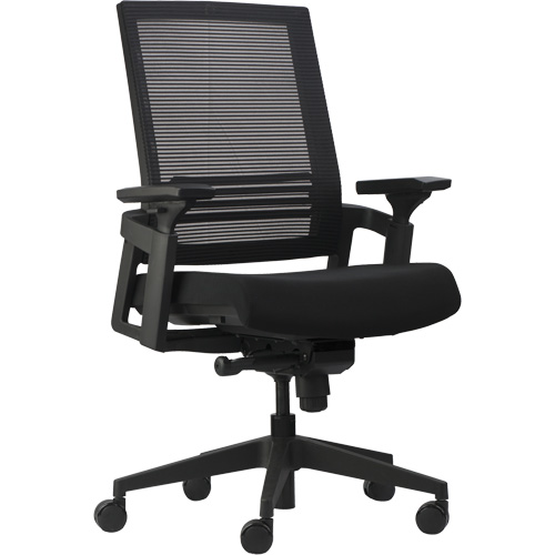 Activ&reg; A-37 Office Chairs, Mesh, Black, 275 lbs. Capacity Trail Hammer and Bolt