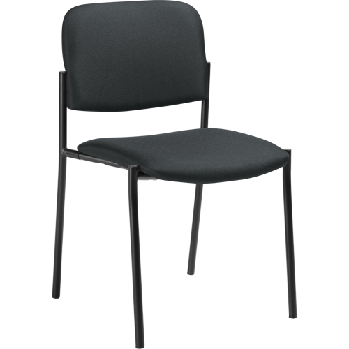 Chaises sans accoudoirs empilables, Tissu, Hauteur 32", Capacit&eacute; 300 lb, Charbon Trail Hammer and Bolt