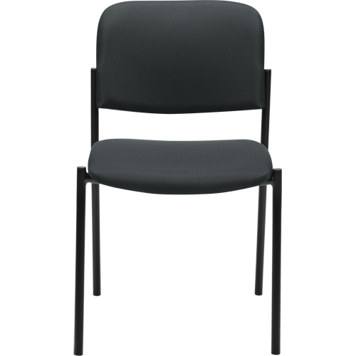 Chaises sans accoudoirs empilables, Tissu, Hauteur 32", Capacit&eacute; 300 lb, Charbon Trail Hammer and Bolt
