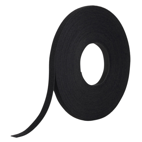 Ruban d'attaches One-Wrap, Boucle et crochet, 25 vg x 1/2", Auto-aggripant, Noir Trail Hammer and Bolt