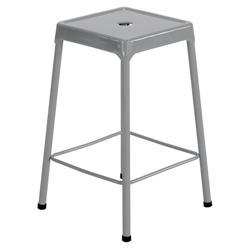 Tabouret en acier pour comptoir Safco, Stationnaire, Fixe Hauteur, Capacit&eacute; 250 lb Trail Hammer and Bolt