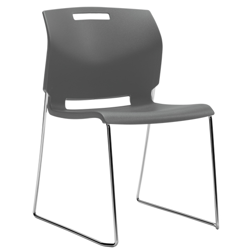 Chaise, Plastique, Hauteur 32-1/2", Capacit&eacute; 300 lb, Gris Trail Hammer and Bolt