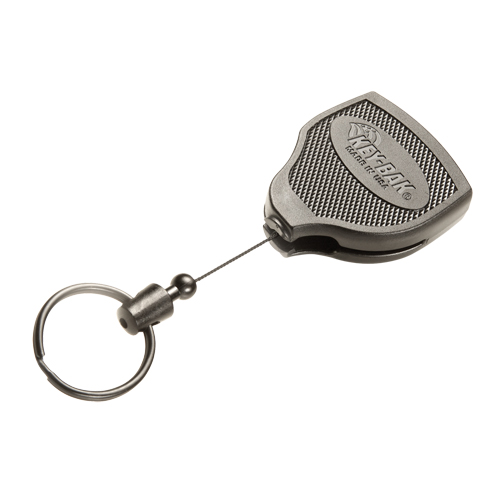 Super48 Heavy-Duty Retractable Key Holder, Polycarbonate, 48" Cable, Belt Clip Attachment Trail Hammer and Bolt