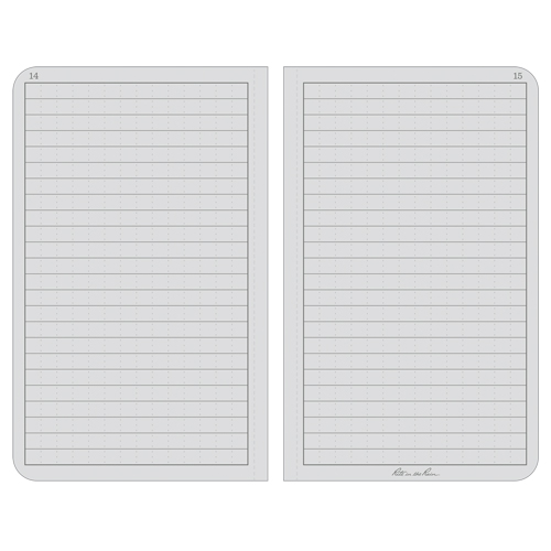 Livre de poche reli&eacute;, Couverture rigide, Noir, 160 Pages, 4-1/4" , 6-3/4"  Trail Hammer and Bolt