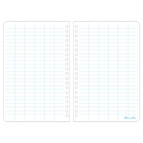 Carnet de notes de poche &agrave; spirale lat&eacute;rale, Couverture souple, Jaune, 64 Pages, 4-5/8" , 7"  Trail Hammer and Bolt