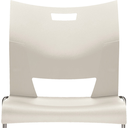 Duet Armless Training Chair, Plastic, 33-1/4" High, 350 lbs. Capacity, White Trail Hammer and Bolt
