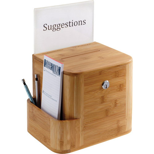 Bamboo Suggestion Box Trail Hammer and Bolt