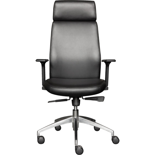 Fauteuil de cadre &agrave; dossier &eacute;lev&eacute; s&eacute;rie Activ, Polyur&eacute;thane/Vinyle, Noir, Capacit&eacute; 275 lb Trail Hammer and Bolt