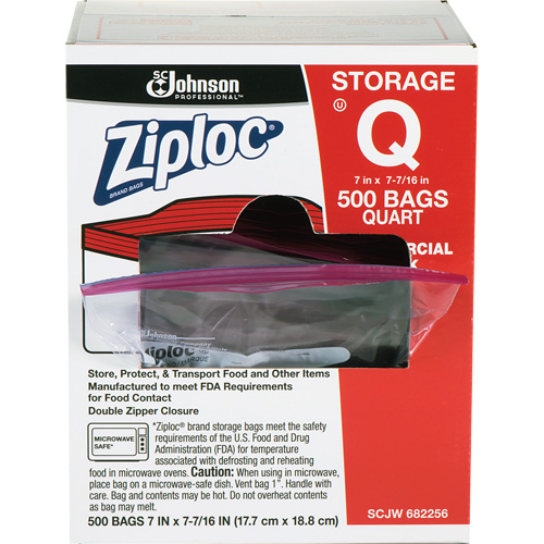Sacs d'entreposage alimentaire &agrave; double fermeture &agrave; glissi&egrave;re de Ziploc Trail Hammer and Bolt