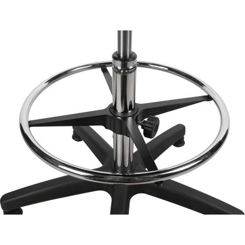 Heavy-Duty Ergonomic Stool, Stationary, Adjustable Height, 250 lbs. Capacity Trail Hammer and Bolt