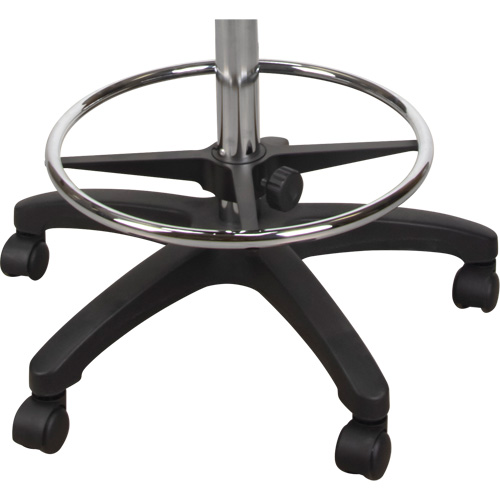Heavy-Duty Ergonomic Stool, Mobile, Adjustable Height, 250 lbs. Capacity Trail Hammer and Bolt