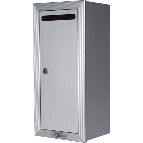 Collection Box, Surface -Mounted, 16-3/16" x 6-3/8", Aluminum Trail Hammer and Bolt