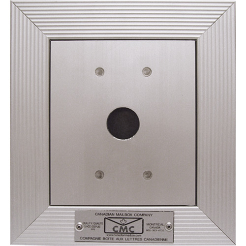 Full-Recessed Key Keeper Box, Wall -Mounted, 4-9/16" x 4", Aluminum Trail Hammer and Bolt