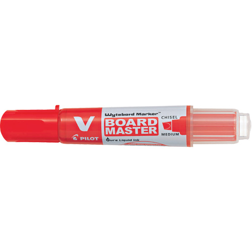 Vboard Master White Board Marker, Red, Chisel Tip Trail Hammer and Bolt