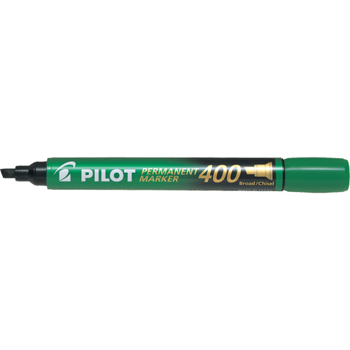 Marqueur permanent 400, Vert, Pointe Ciseau Trail Hammer and Bolt