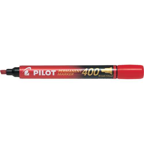 400 Permanent Marker, Red, Chisel Tip Trail Hammer and Bolt
