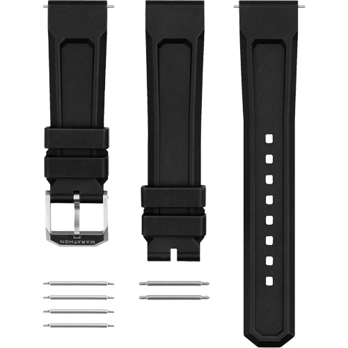 Grande montre automatique de plong&eacute;e, Num&eacute;rique, &agrave; piles, 41 mm, Noir Trail Hammer and Bolt
