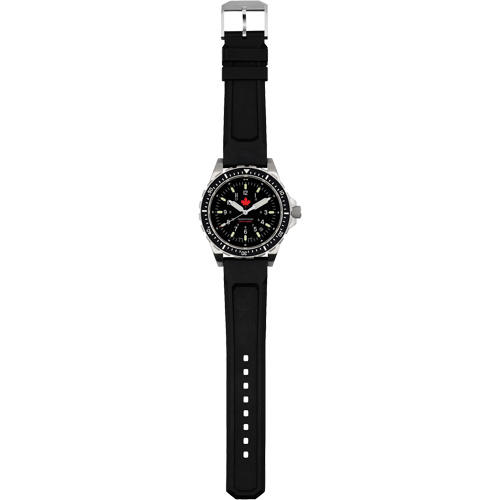 Red Maple Jumbo Diver's Quartz Watch, Digital, Battery Operated, 46 mm, Black Trail Hammer and Bolt
