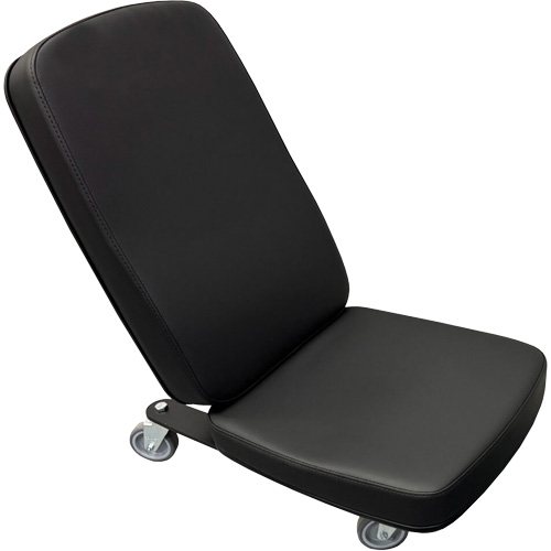 Mini chaise industrielle FLEX, Vinyle, Noir, Capacit&eacute; 280 lb Trail Hammer and Bolt