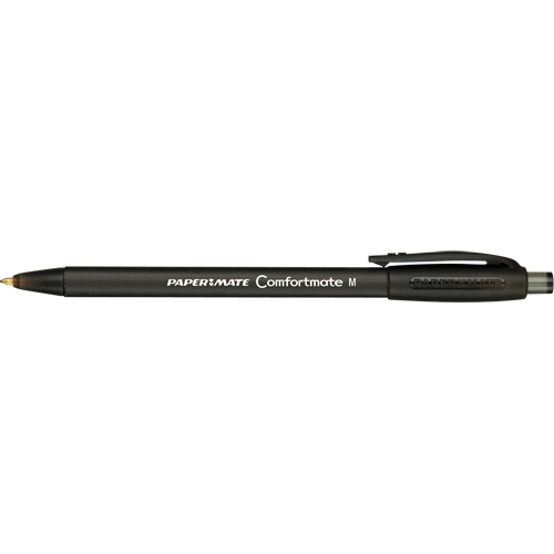 Stylo ComfortMate, Noir, 1 mm, R&eacute;tractable Trail Hammer and Bolt