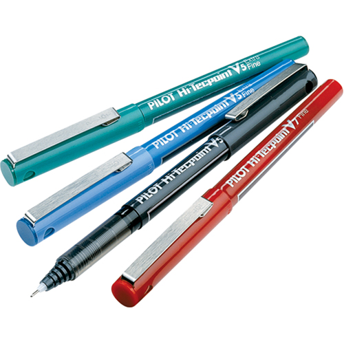 Stylos &agrave; bille - Stylos &agrave; bille roulante  Hi-Tecpoint V , Noir, 0,5 mm Trail Hammer and Bolt
