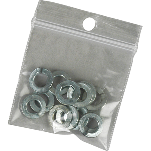 Poly Bags 100/Pkg, Reclosable, 9" x 6", 4 mils Trail Hammer and Bolt