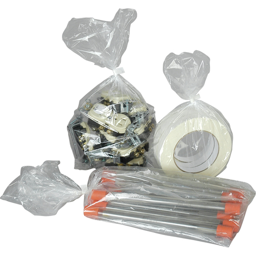 Poly Bags, Open Top, 18" x 7", 1 mils Trail Hammer and Bolt