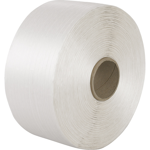 Bonded Cord Strapping, Polyester Cord, 1/4" W x 7800' L, Manual Grade Trail Hammer and Bolt
