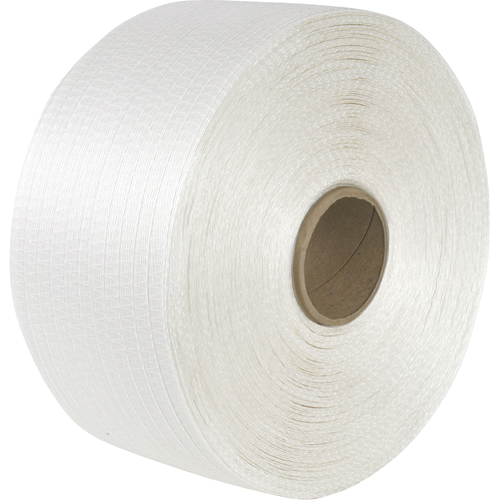 Woven Cord Strapping, Polyester Cord, 1/2" W x 3900' L, Manual Grade Trail Hammer and Bolt