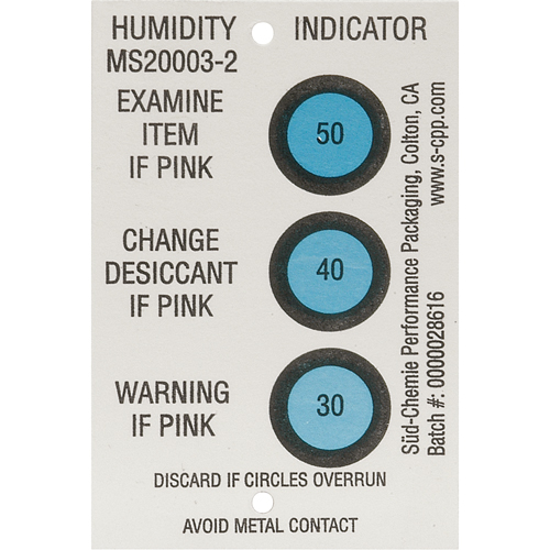 Indicateurs d'humidit&eacute; Trail Hammer and Bolt