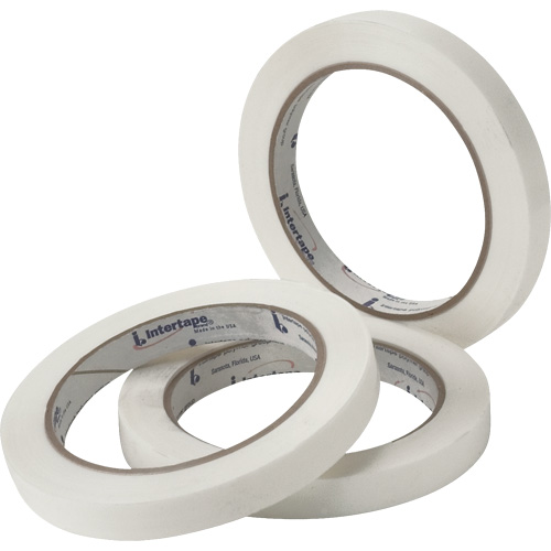 Ruban de cerclage polyvalent blanc, &eacute;paisseur 2,7 mils, 18,288 mm (18/25") x 54,864 m (180')  Trail Hammer and Bolt