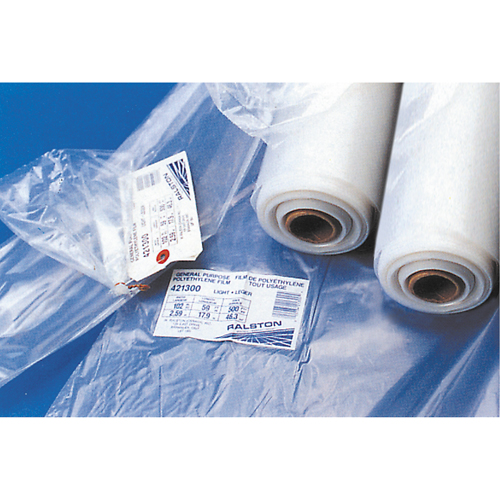Poly Sheeting - Light Duty, 177' L, 8-1/2' W Trail Hammer and Bolt