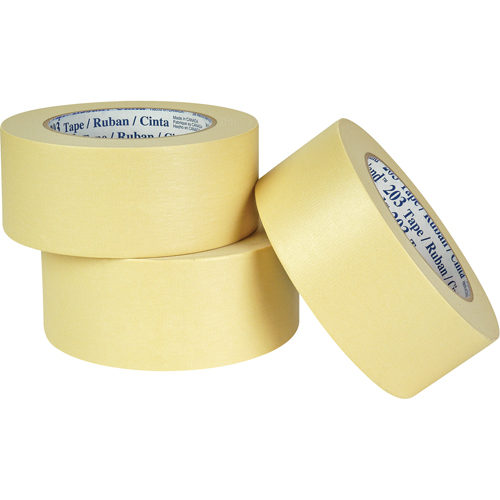 Highland 203 Masking Tape, 48 mm (2") x 55 m (180'), Beige Trail Hammer and Bolt