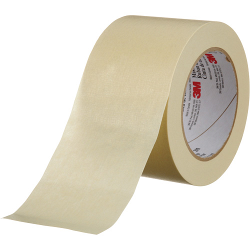 Highland 203 Masking Tape, 72 mm (3") x 55 m (180'), Beige Trail Hammer and Bolt