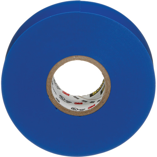 Rubans en vinyle pour codage en couleurs 35 Scotch, 19 mm (3/4") x 20,1 m (66'), Bleu, 7 mils Trail Hammer and Bolt