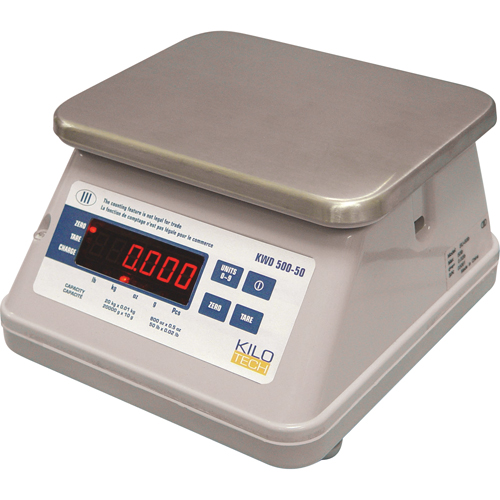 Digital Bench Top Scale With Dual Display, 11 lbs. Cap., 0.005 lbs. / 0.002 kg Graduations Trail Hammer and Bolt