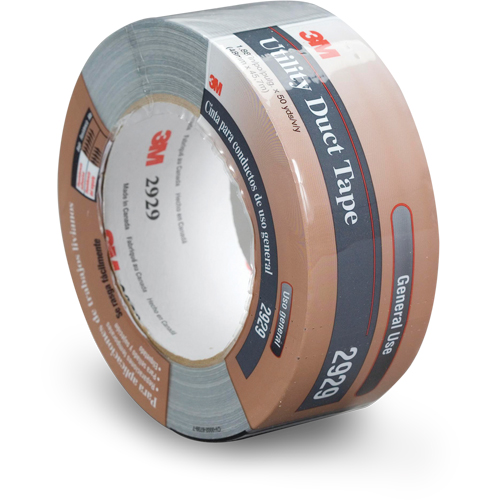 2929 Multi-Purpose Duct Tape, 6 mils, Silver, 48 mm (2") x 45.7 m (150') Trail Hammer and Bolt