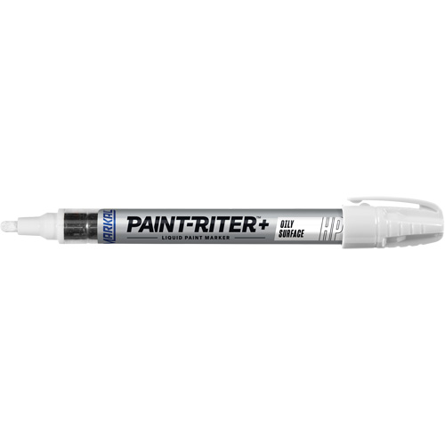Marqueur pour surfaces huileuses Paint-Riter +, Liquide, Blanc Trail Hammer and Bolt